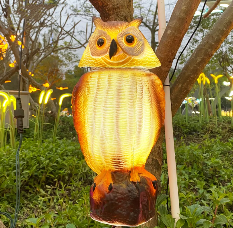 Holiday Decor Owl LED Garden Lighting