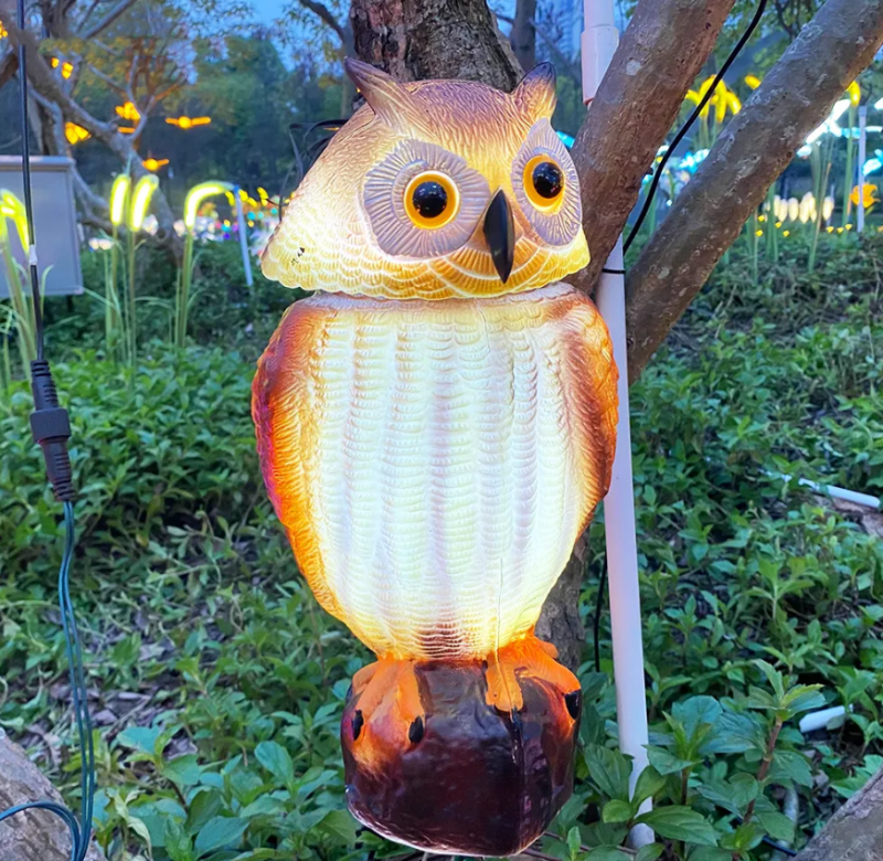 Holiday Decor Owl LED Garden Lighting