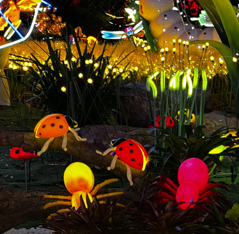 dynamic decorative ladybug lights