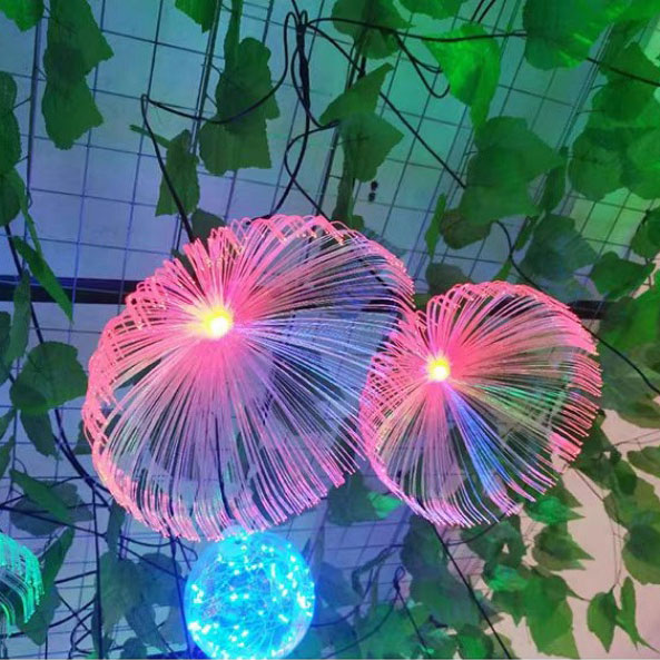 RGB Colorful Jellyfish Led Fiber Optic Light