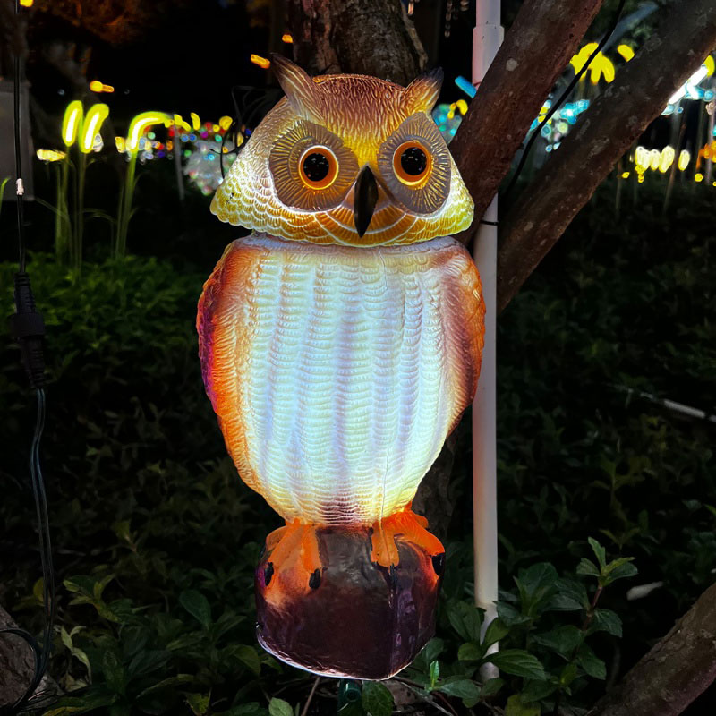 Holiday Decor Owl LED Garden Lighting