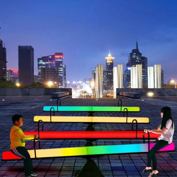 Led Lighting Seesaw Swing Chair