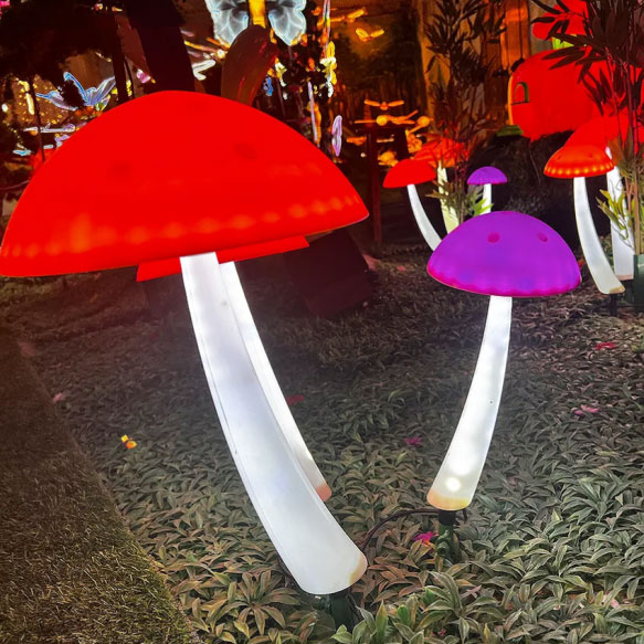 Outdoor path mushroom shaped decorative lights