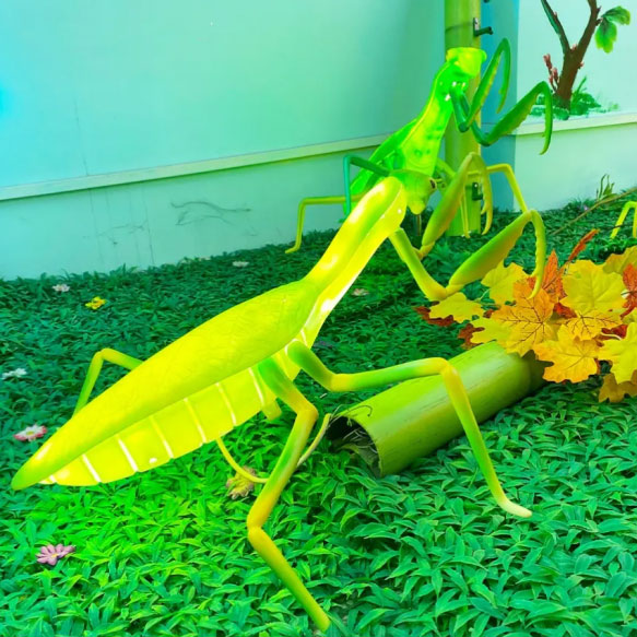 Luz de jardín mantis gigante LED de 12v