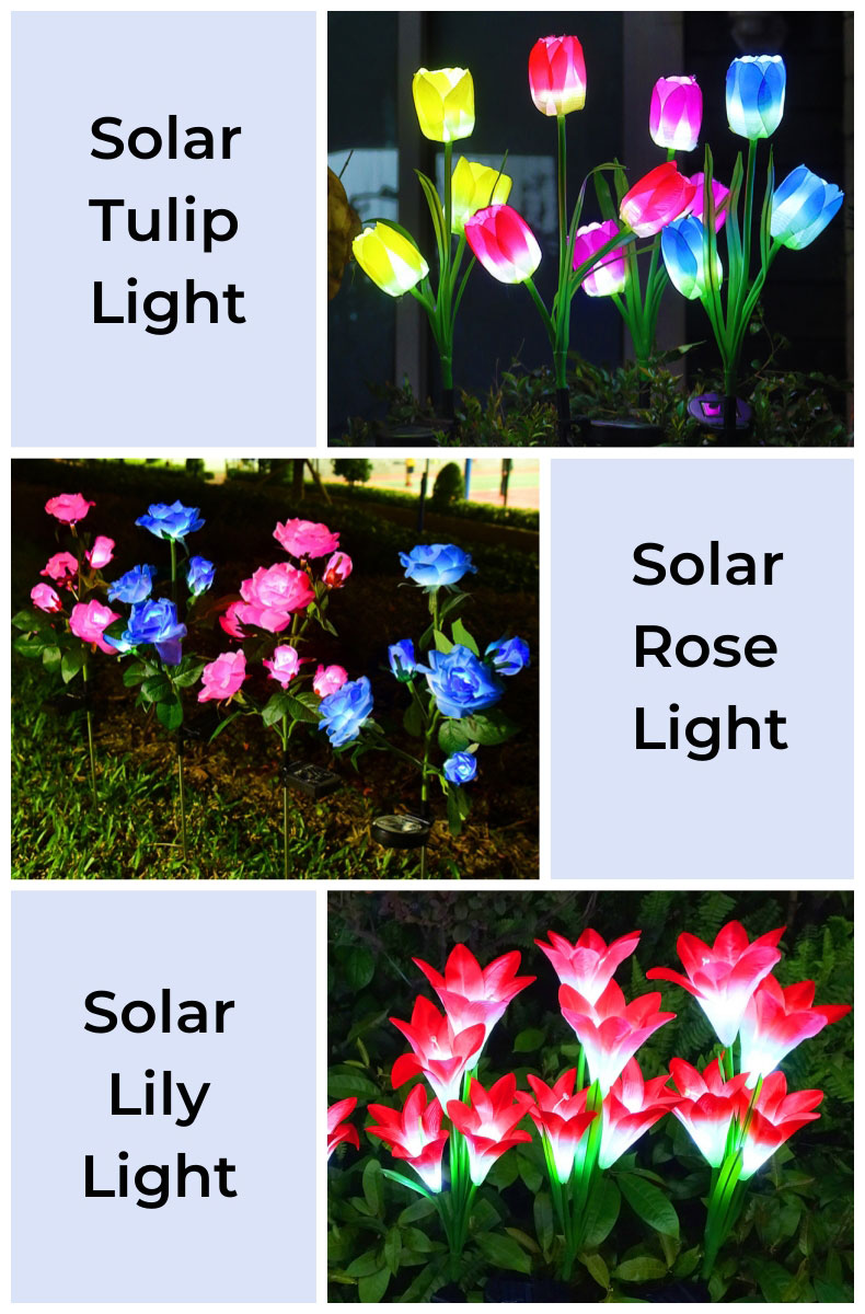 solar powered backyard lights