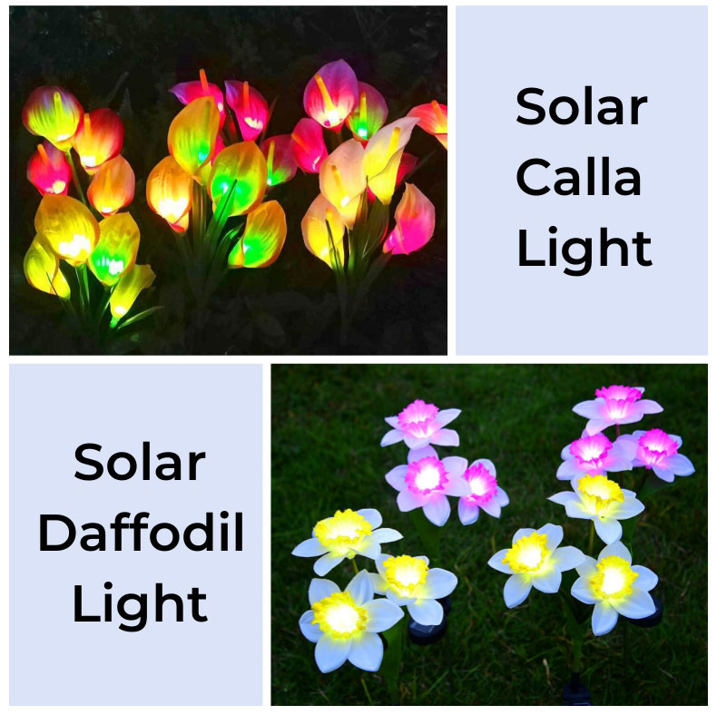 calla lily solar lights