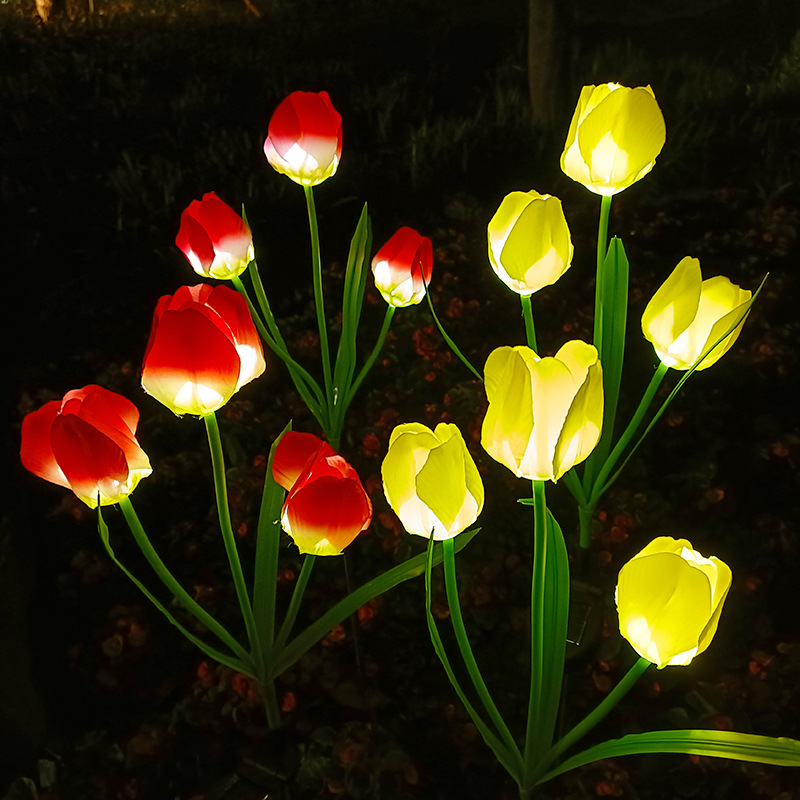 outdoor tulip lights