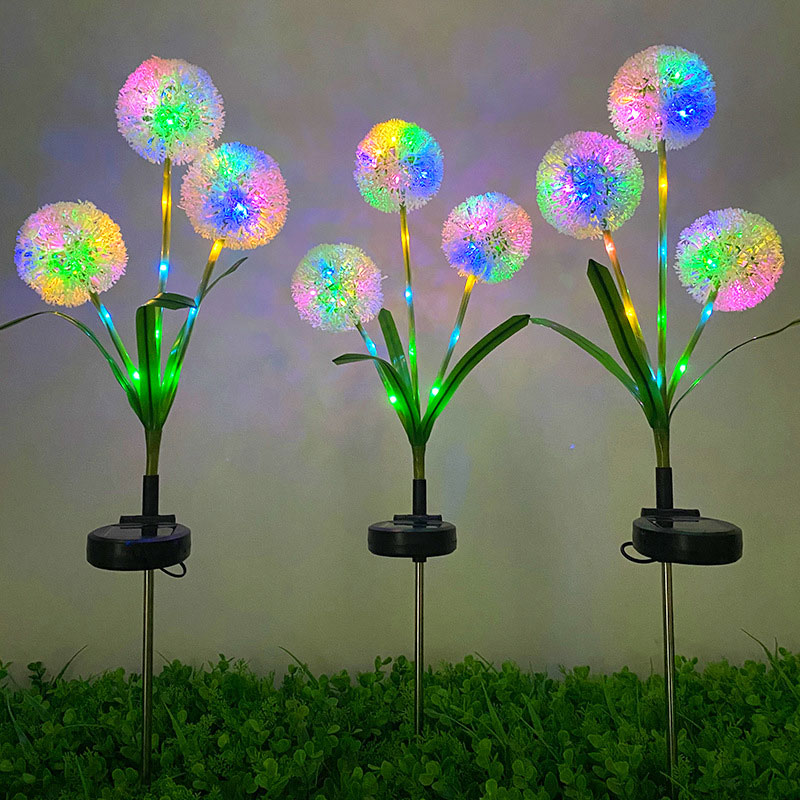 Lampes solaires décoratives de jardin à motif d'oignons verts