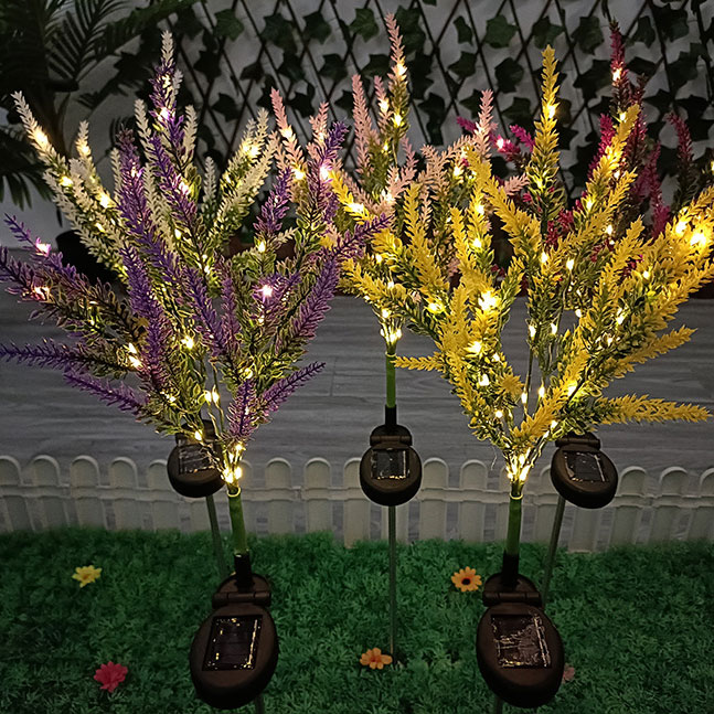 LED Solar Flower Light