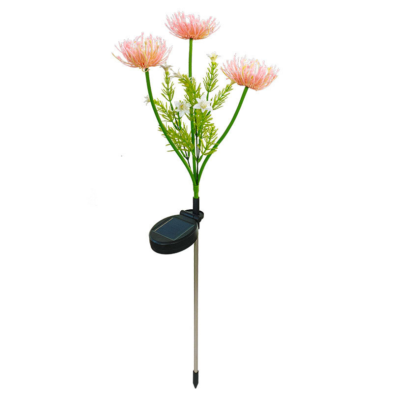 Backyard flower solar garden stake lights