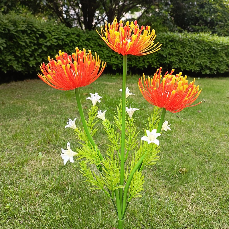 outdoor solar flower