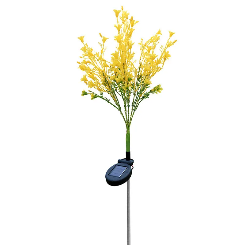 Lampada solare esterna in plastica a forma di fiore di cole
