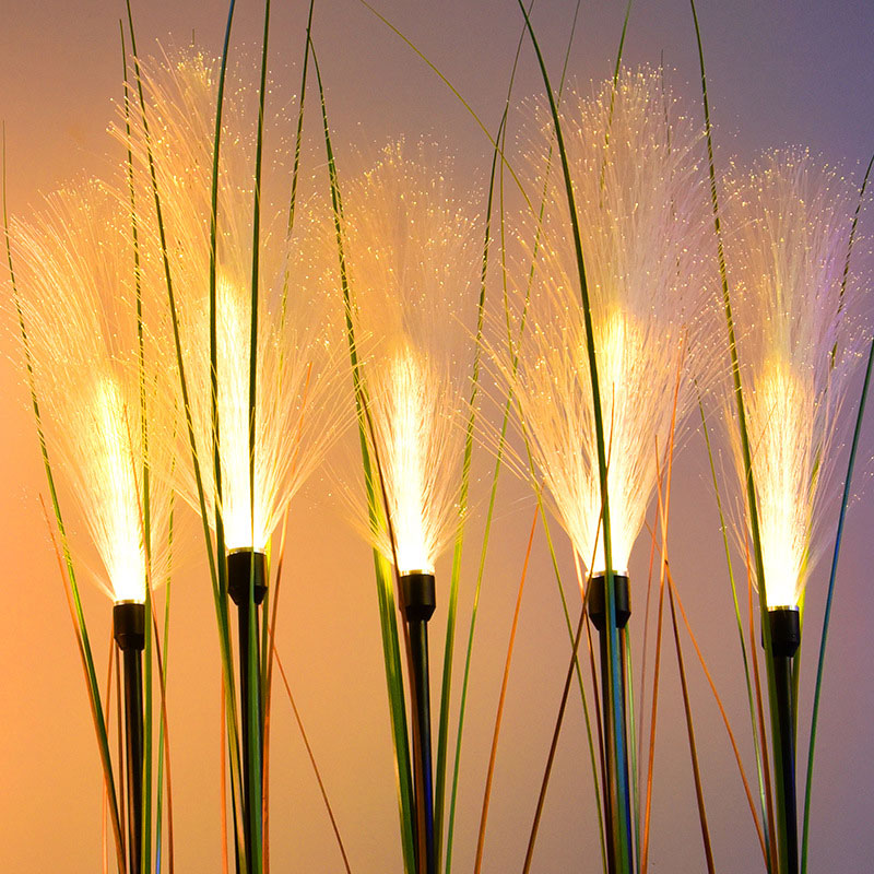 Solar garden decoration outdoor reed lights