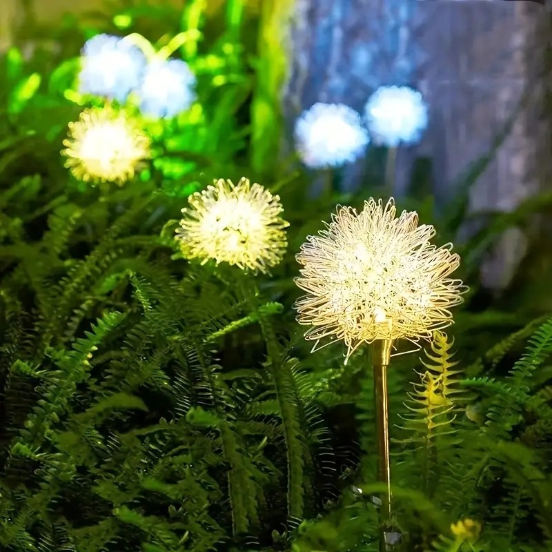 dandelion garden lights