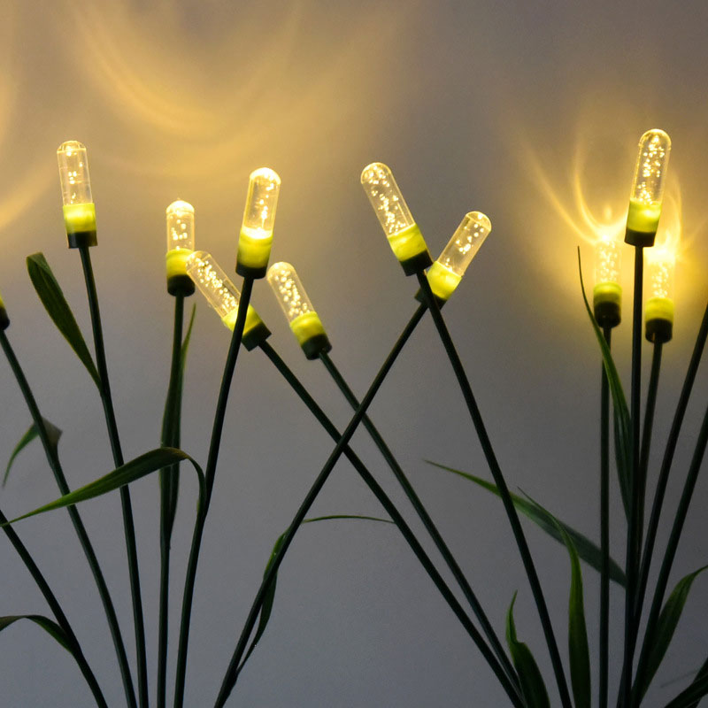 Luces de césped para patio trasero alimentadas por energía solar