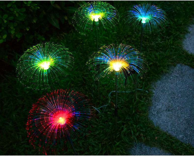 fibre optic solar garden lights