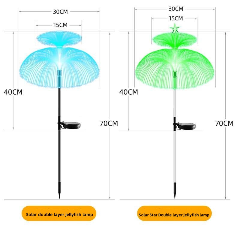 solar fiber optic garden lights