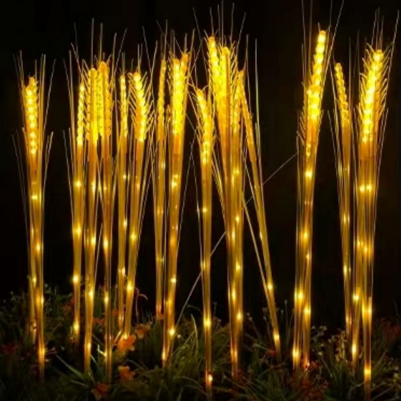 Lampu Pancang Gandum LED Luaran