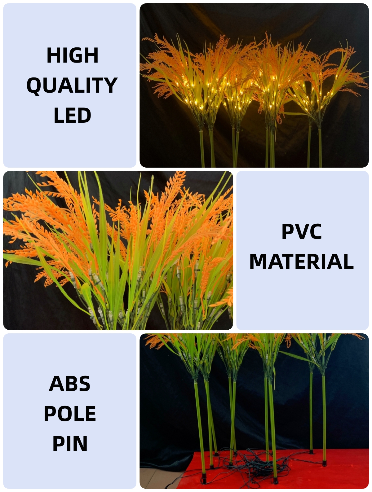 decorative outdoor solar stake lights