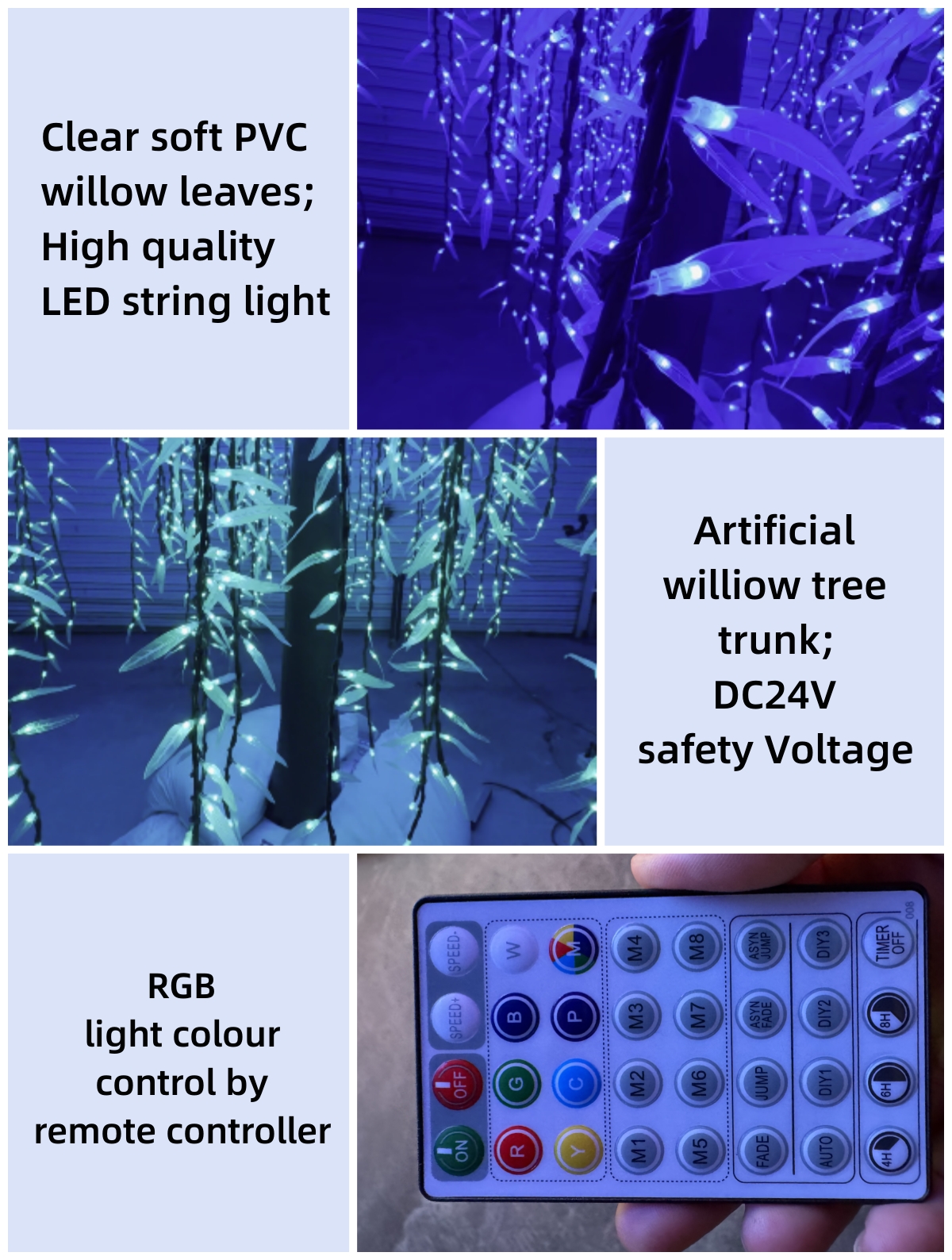 LED willow tree light