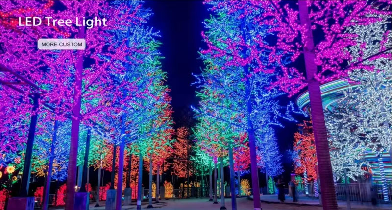 light up willow tree