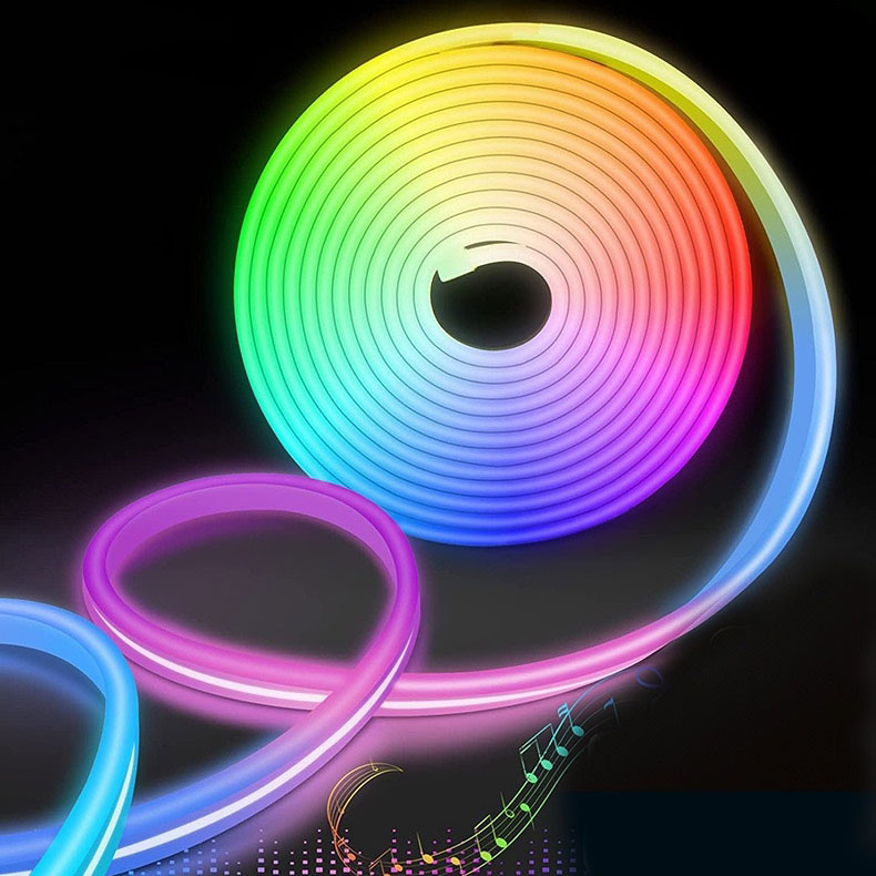 Neon flexibele RGB LED-stripverlichting
