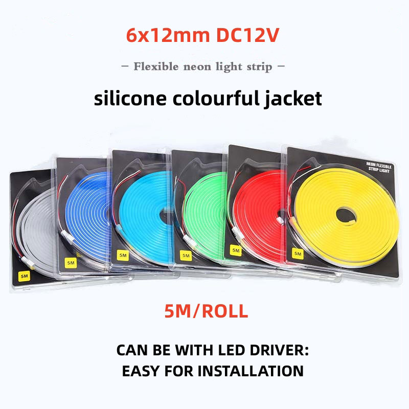 Neon flexibele RGB LED-stripverlichting