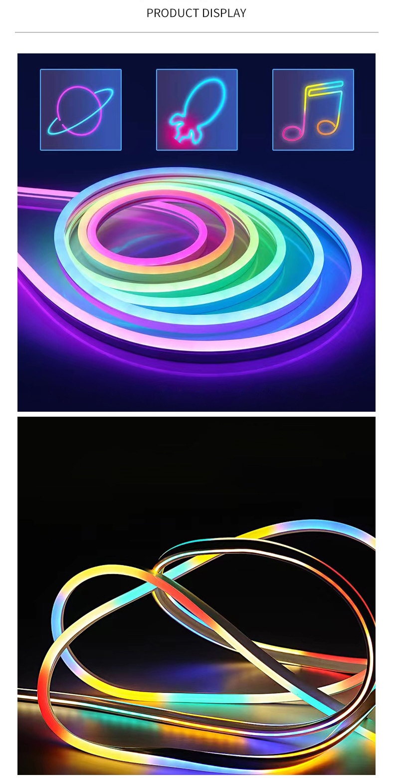Flexible RGB LED strips