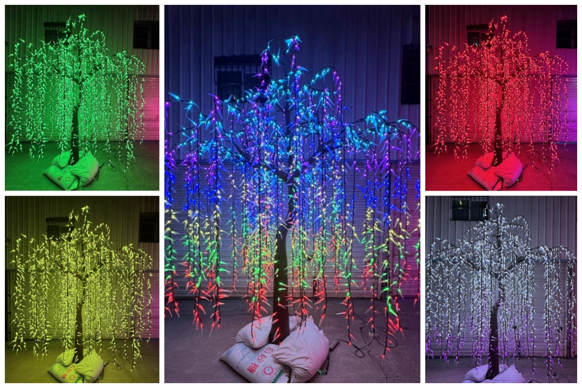 LED willow tree light video