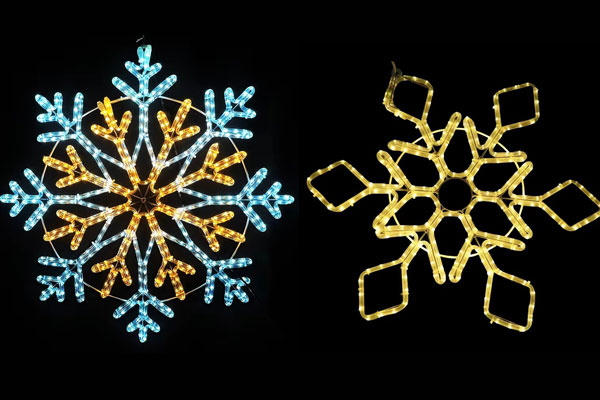 Snowflake LED Christmas Motif Lights Video