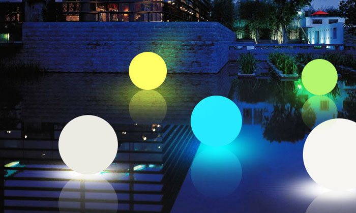 lighted ball ornaments outdoor