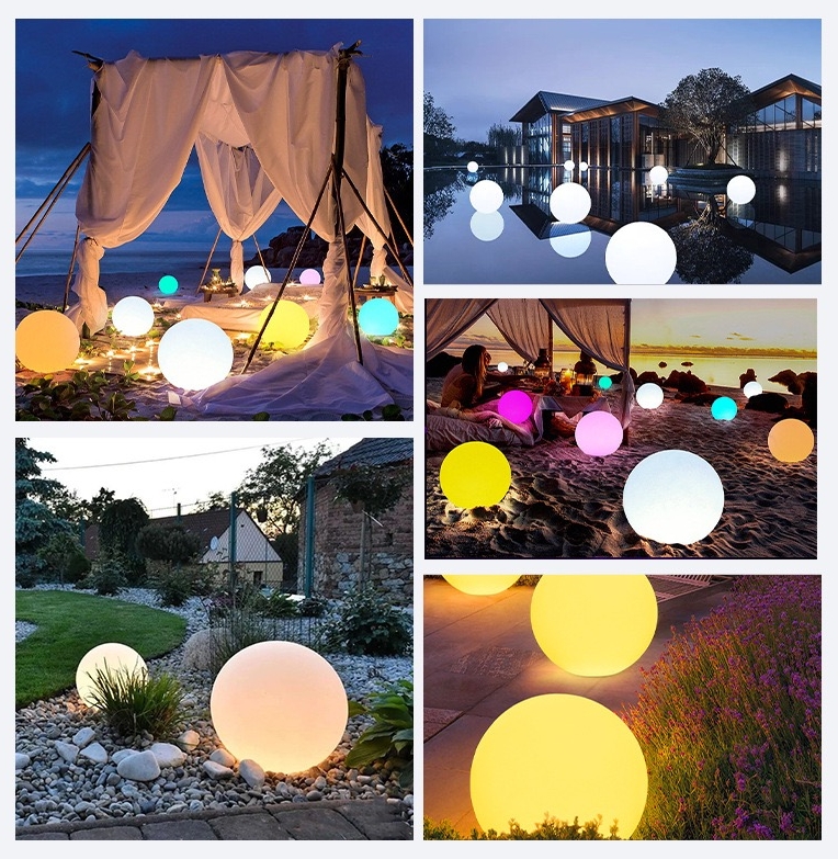 lighted ball ornaments outdoor