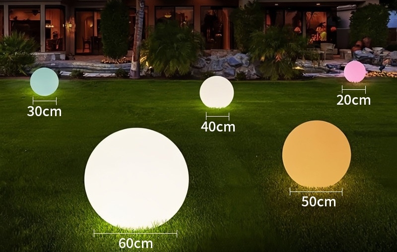 garden globe lights