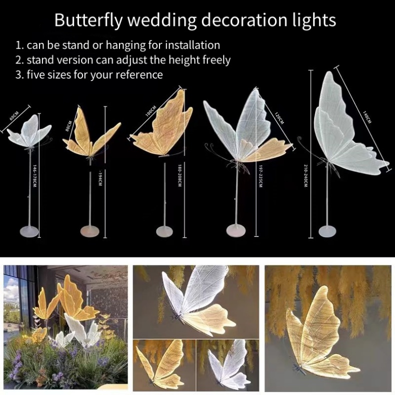 led butterflies
