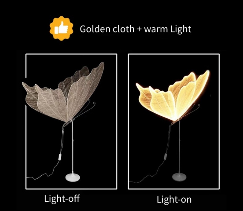led butterfly light