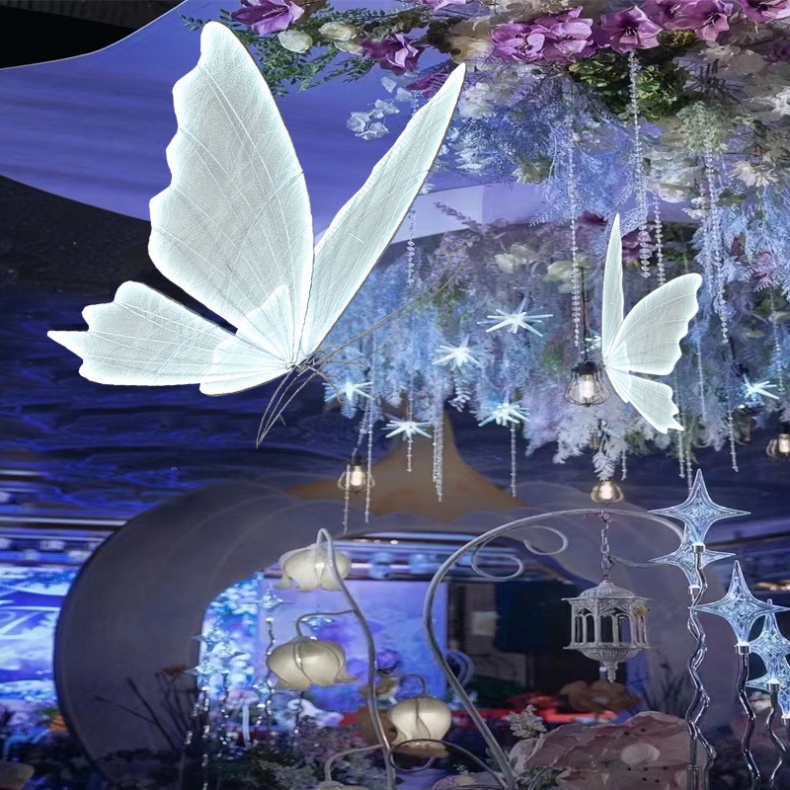 LED vlinder bruiloft decoratie licht