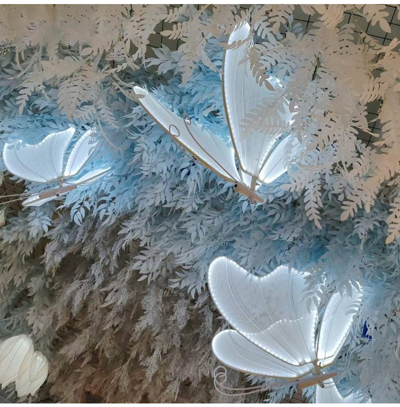 led butterfly floor lamp