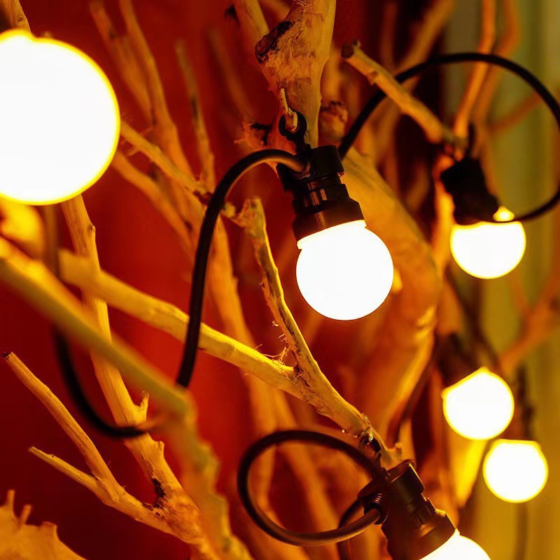 Buiten hangende LED-lichtsnoeren voor kamperen