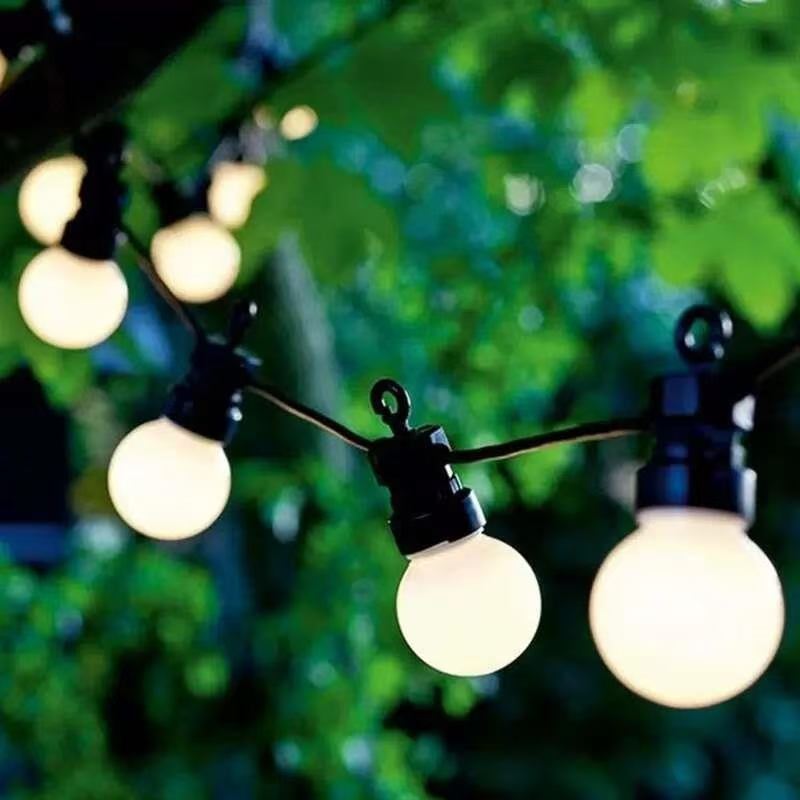 Buiten hangende LED-lichtsnoeren voor kamperen