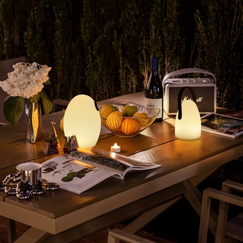 IP65 waterdichte, draagbare en oplaadbare LED-kampeerlamp