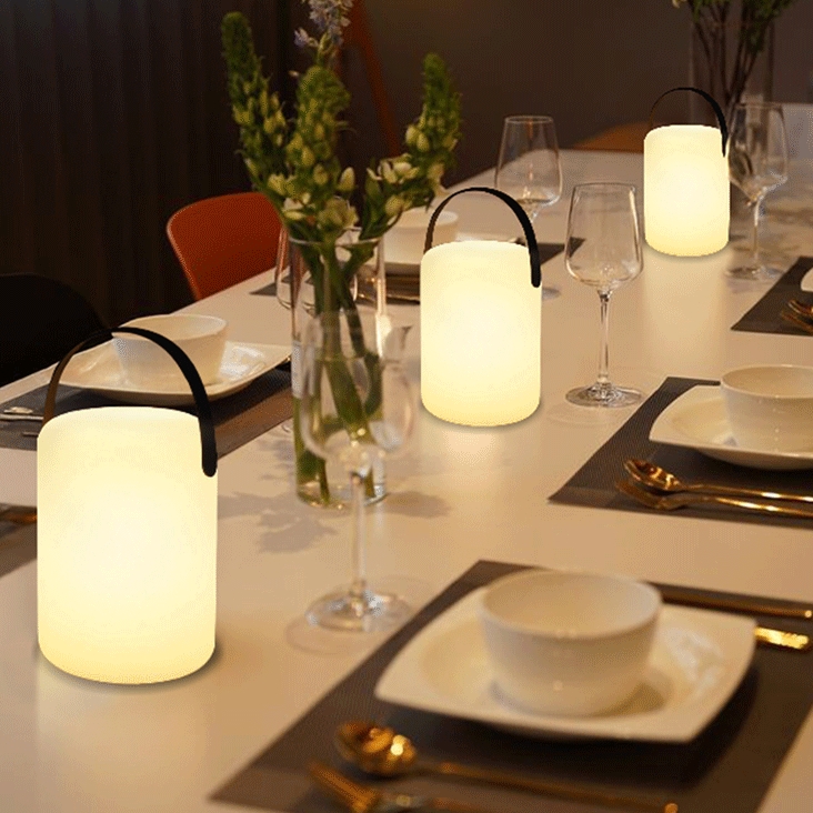 IP65 waterdichte, draagbare en oplaadbare LED-kampeerlamp