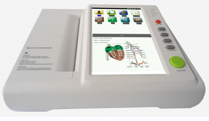 Electrocardiógrafo de 12 canales ECG-12