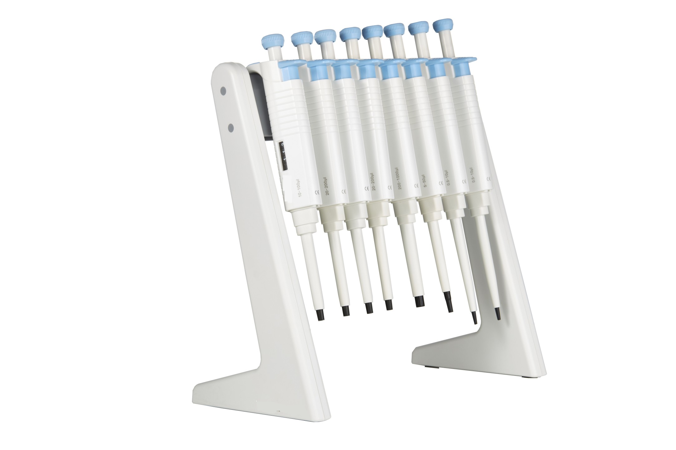 Pipette Stand Holder – Adjustable Lab Pipette Rack For Organizing Single & Multichannel Pipettes, Sturdy Triangle Design