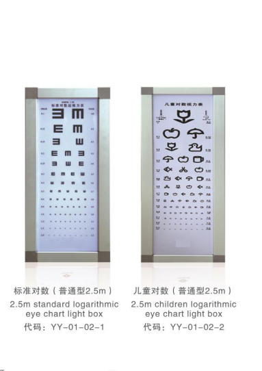 Eye Chart Light Box