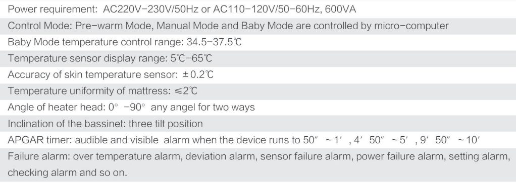 Infant Radiant Warmer