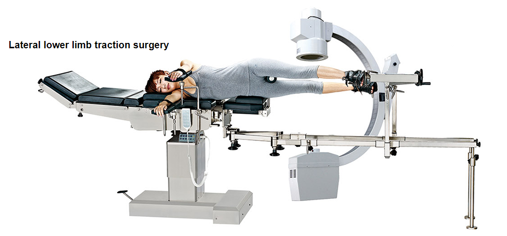 Orthopedic operating table