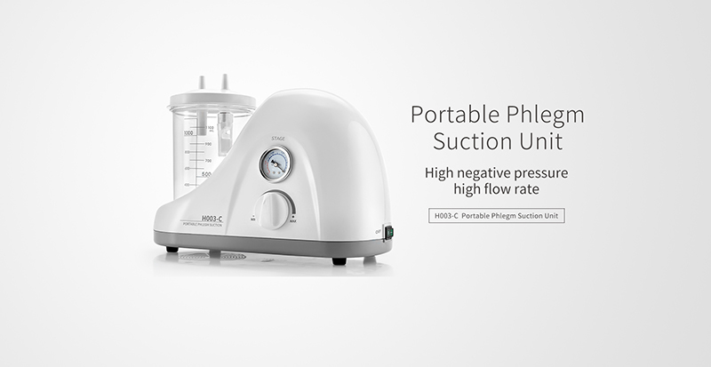 Unidad de succión de flema portátil H003-C
