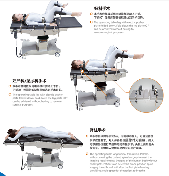 Integrated Electric Operating Table XTD-2E