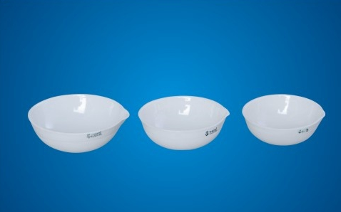 Porcelain Basins, Round Bottom with Spout, Glazed