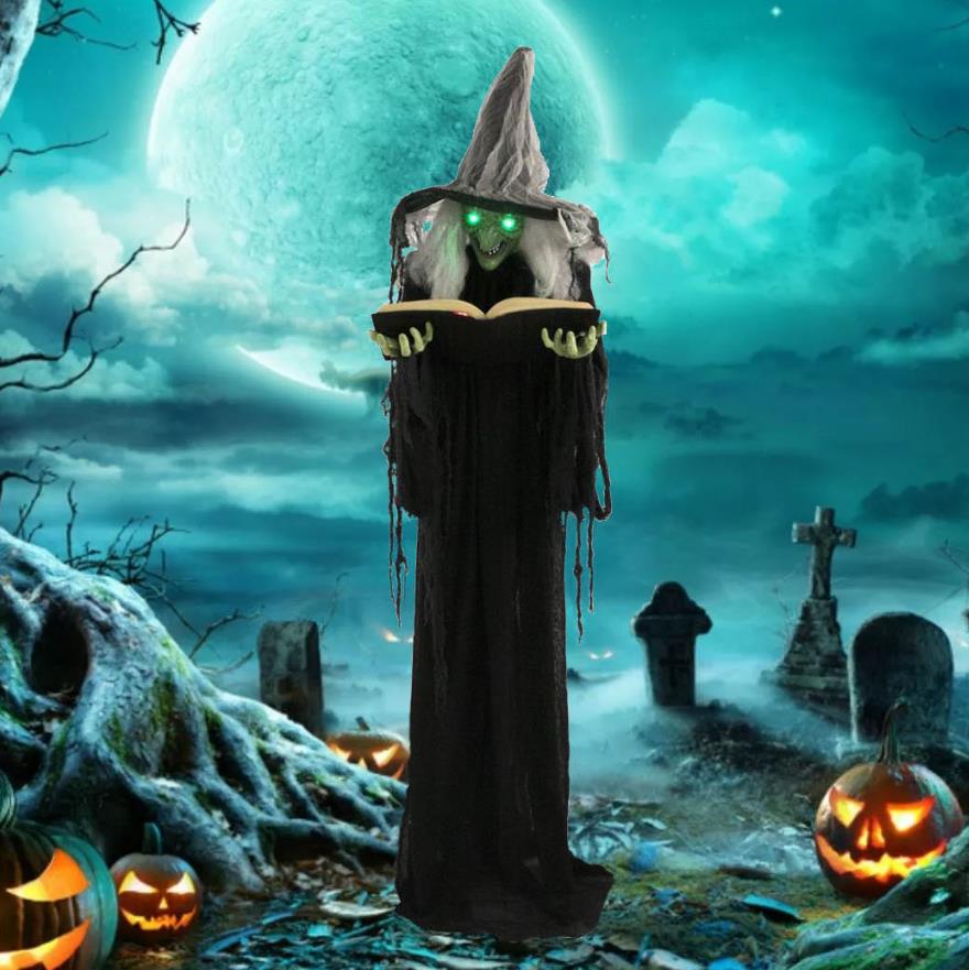 standing halloween witch